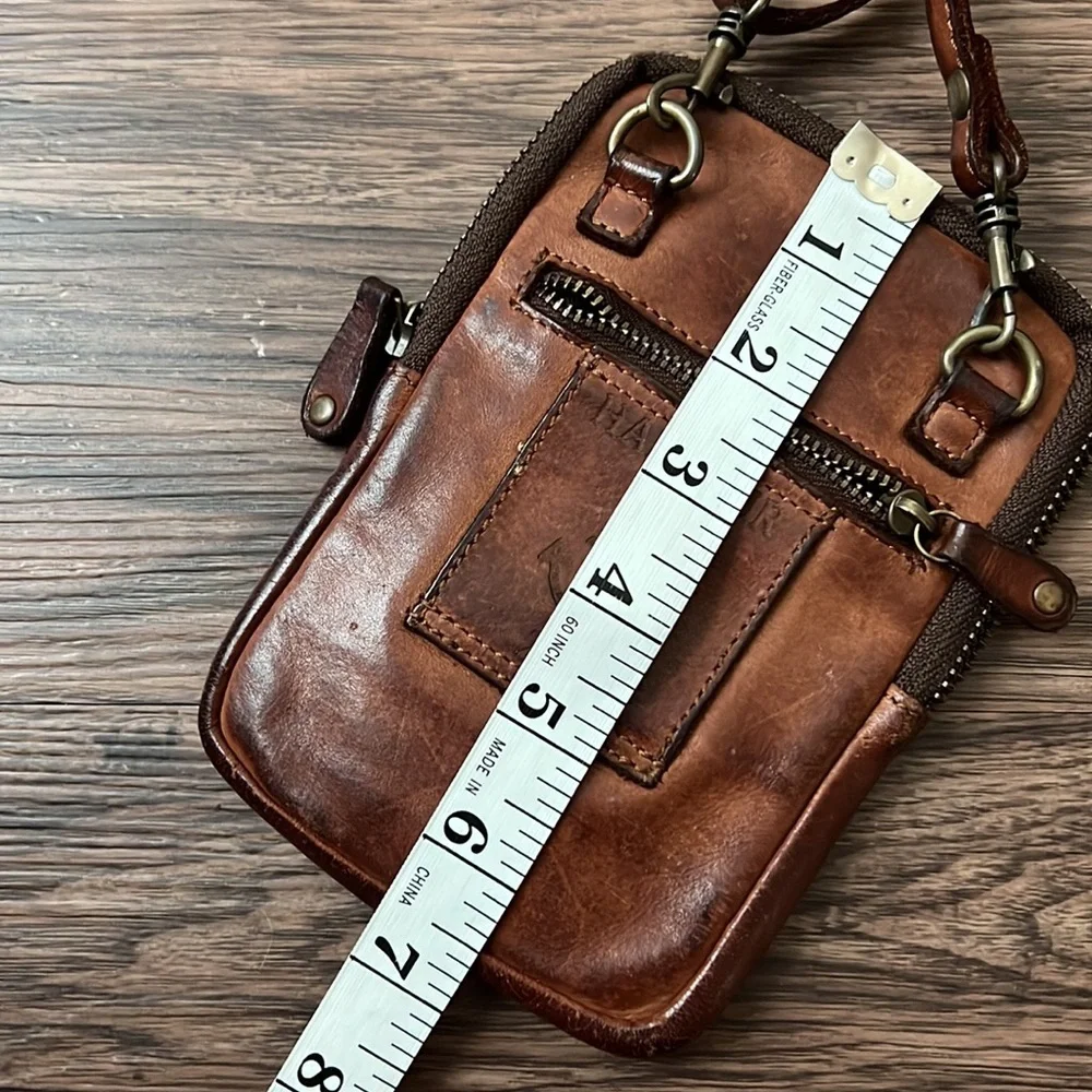 Harbour 2nd Benita Leather Crossbody Wallet Cell Phone Bag​ - Picture 9 of 9